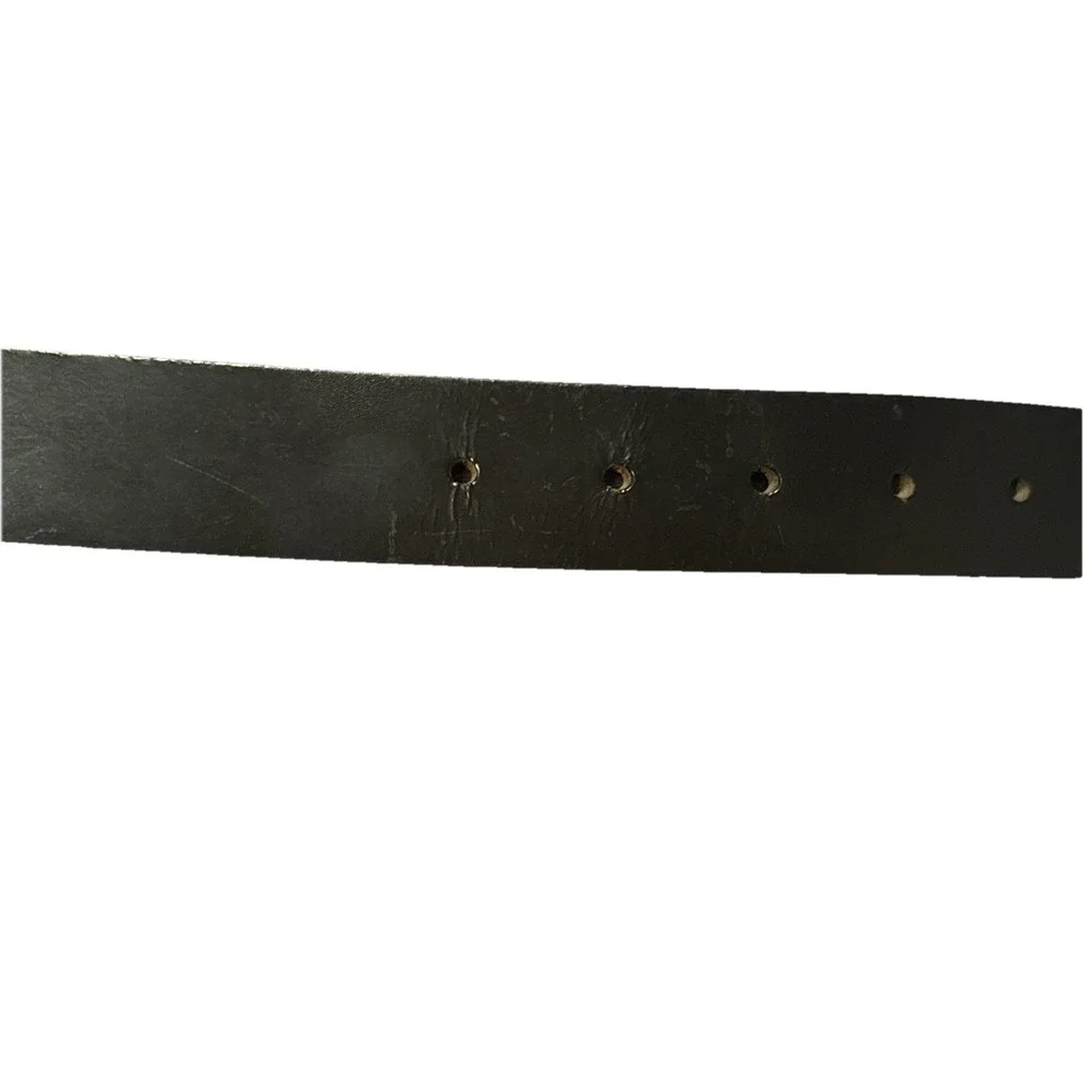 Buckle Genuine Leather Belt  Black Silver Australia  40 - 102 Men's Size 40